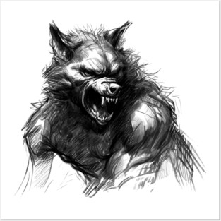 Werewolf Posters and Art