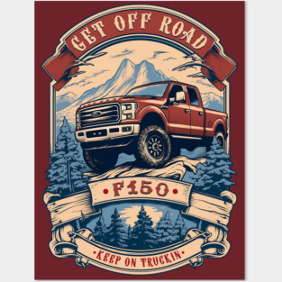 Retro Off Road Posters and Art