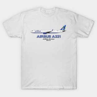 Airbus A321 - JetBlue Airways T-Shirt