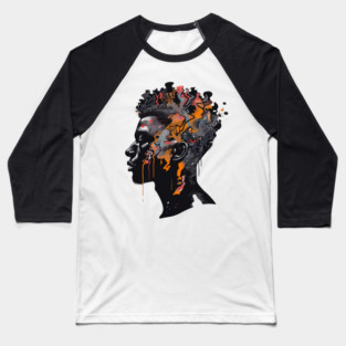 Black Culture Art Baseball T-Shirt