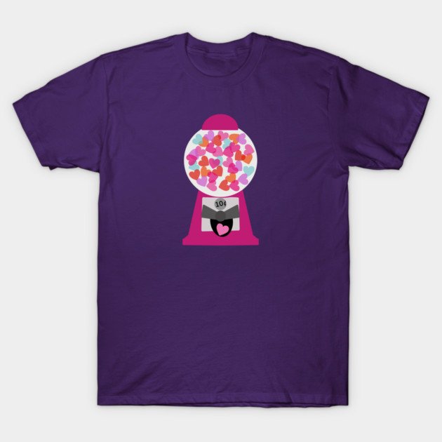 E Gum Ball Machine T-Shirt by Dana Lundy