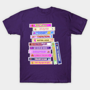 Jem and the Holograms Songs Cassettes T-Shirt