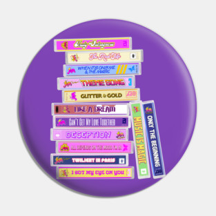 Jem and the Holograms Songs Cassettes Pin
