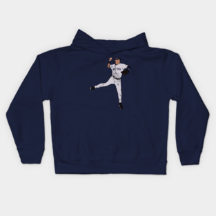 Derek Jeter Jump Throw Kids Hoodie