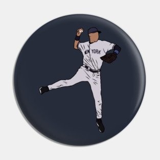 Derek Jeter Jump Throw Pin