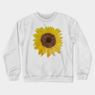 Sunflower Drawing Crewneck Sweatshirt