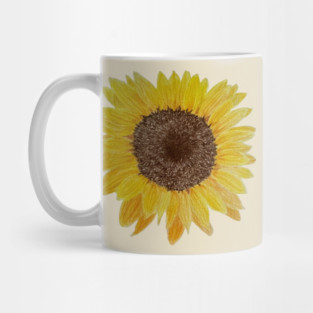 Sunflower Drawing Mug