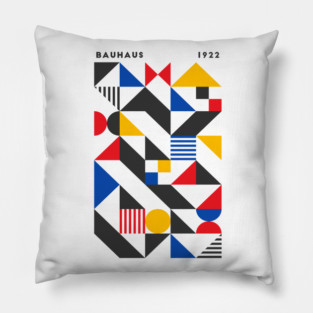 Bauhaus Exhibition 1922 Geometric Pillow