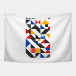 Bauhaus Exhibition 1922 Geometric Tapestry