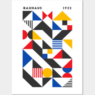Bauhaus Exhibition 1922 Geometric Posters and Art