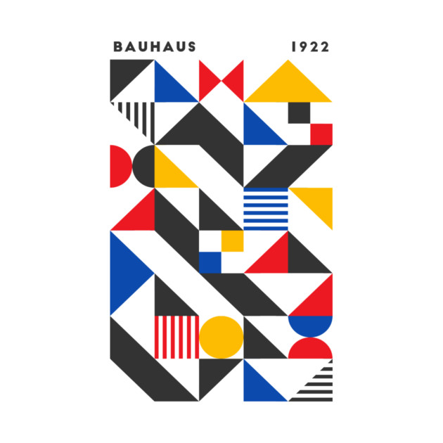Bauhaus Exhibition 1922 Geometric by typelab