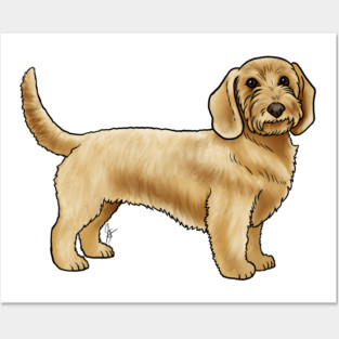 Dog - Basset Fauve de Bretagne - Fawn Posters and Art