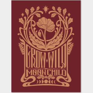 GROW WILD - POPPY Vintage Posters and Art