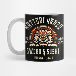 Hattori Hanzo Sword And Sushi Mug