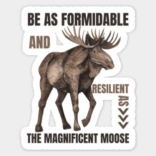 Moose Sticker