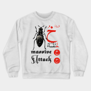 Massive Attack -- Original Retro Fan Art Design Crewneck Sweatshirt