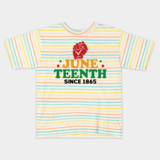 Juneteenth Since 1865 Black History Month Kids T-Shirt