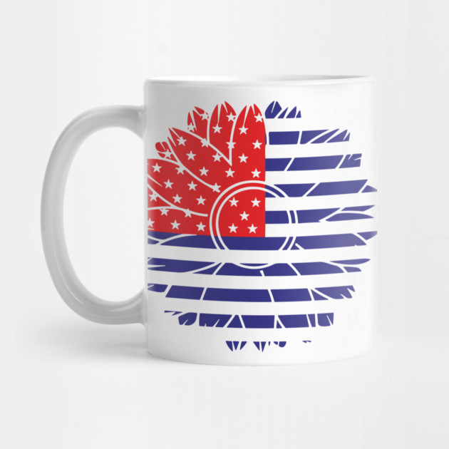 4th Of July Sunflower America USA by Darksavage