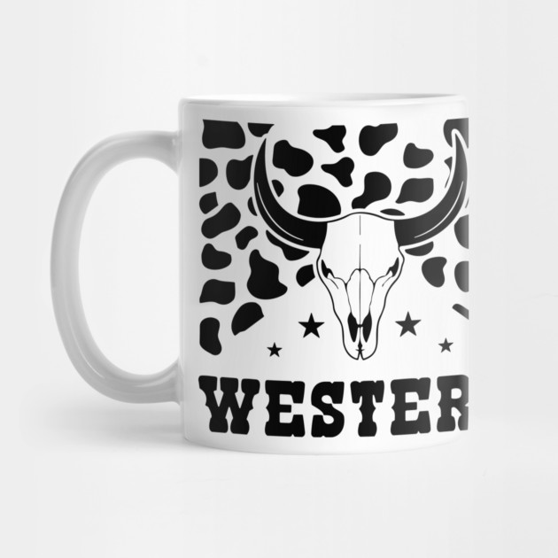 Western Sign, Cow Skin, Bull Skull, Cowboy by Darksavage