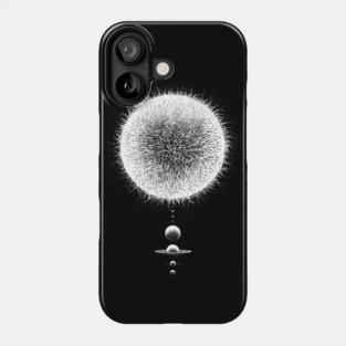 Planets to Scale Phone Case