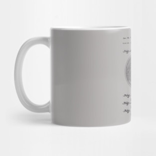 LP Vinyl Record Patent Image 1954 Mug