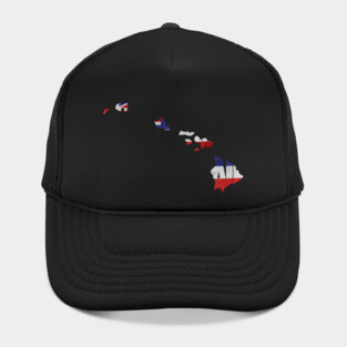 Hawaii Typo Map Hat