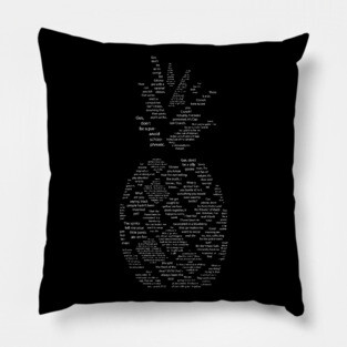 Psych Quotes ~Pineapple~ Pillow
