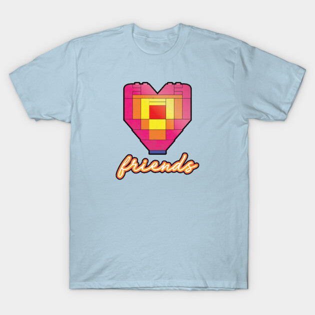 Lego Movie Heart Friends Lego Movie T-Shirt TeePublic