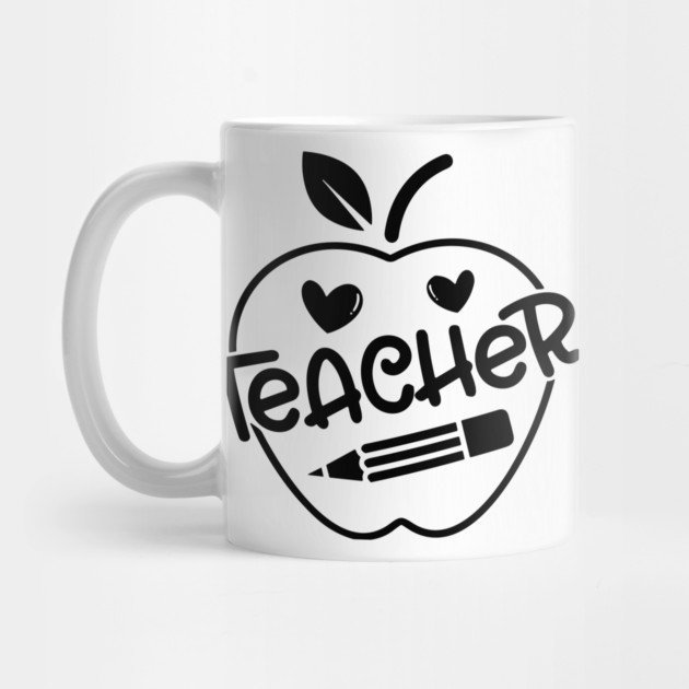 Teacher Sign In An Apple, Pencil, Teacher’s Day Gift by Darksavage