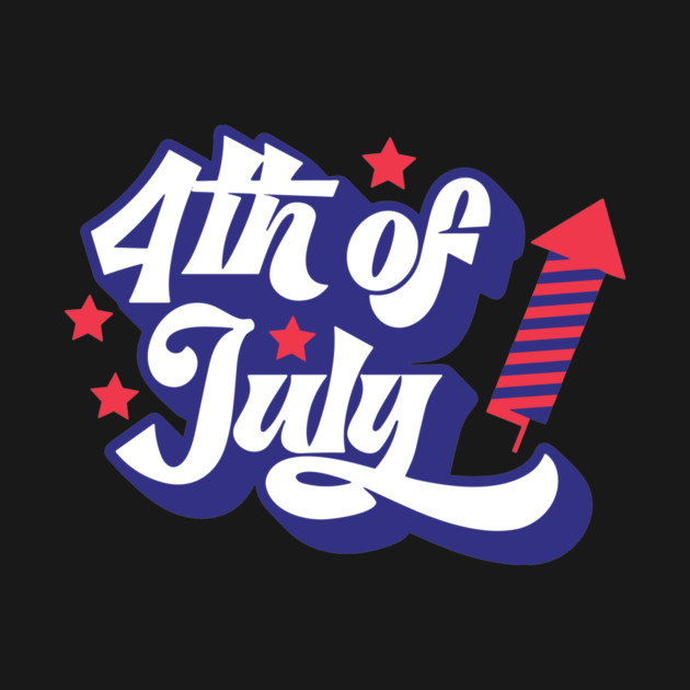 4th Of July Sign, Firework, Patriotic Day by Darksavage