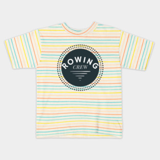 Rowing crew design Kids T-Shirt