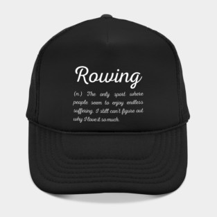 Rowing funny definition Hat