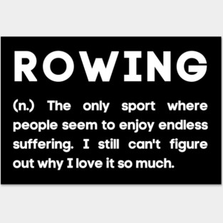 Rowing definition Posters and Art