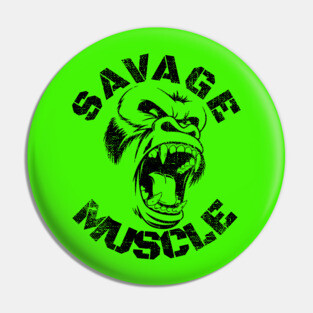 SAVAGE MUSCLE GORILLA BODYBUILDING Pin
