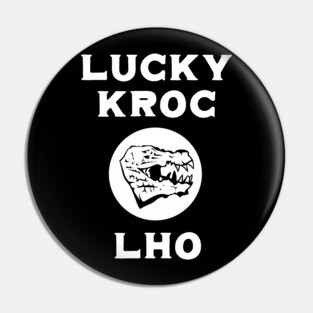 Black Lucky Kroc Lho Sticks Pin
