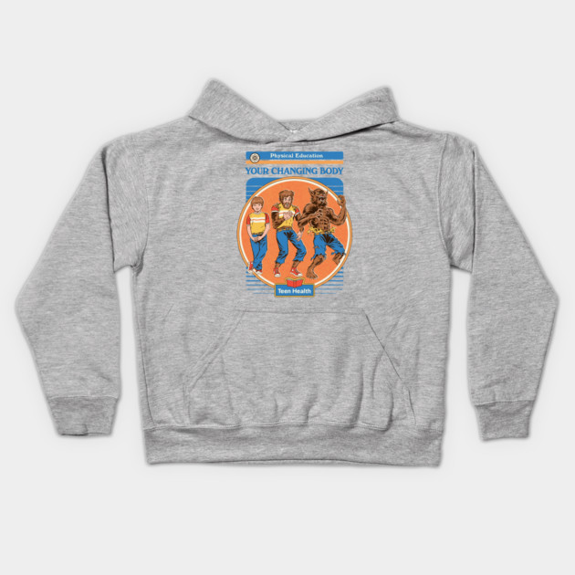 Your Changing Body Kids Hoodie by Steven Rhodes