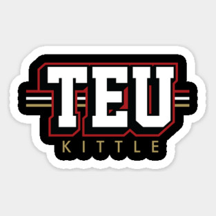 Tight End University - TEU - George Kittle - San Francisco 49ers Sticker