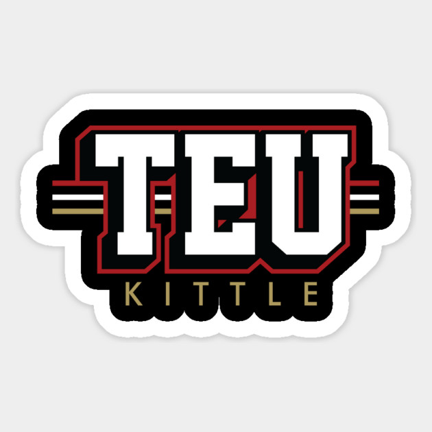 Tight End University - TEU - George Kittle - San Francisco 49ers Magnet by nicklower