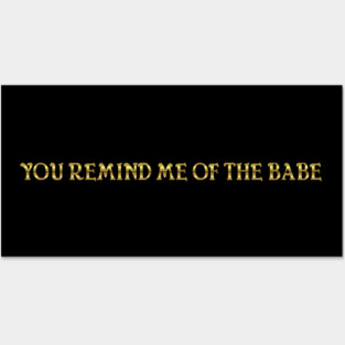 You Remind Me of the Babe Posters and Art