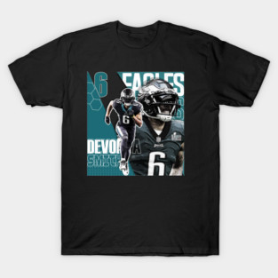 DeVonta Smith Football Design Poster Eagles T-Shirt