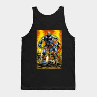 DARKSEID vs JUSTICE LEAGUE Tank Top