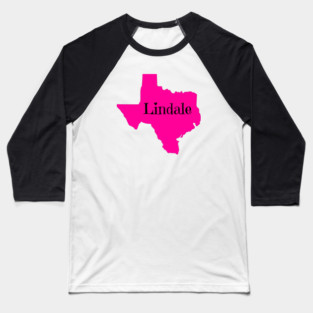 Lindale, Texas Pink State Of Texas Baseball T-Shirt