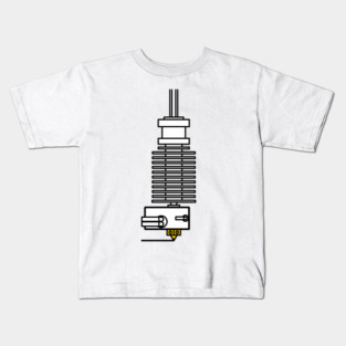 3D Printer E3D V6 Hotend 3D Printing Kids T-Shirt