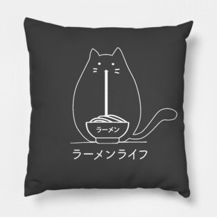Ramen Cat Pillow