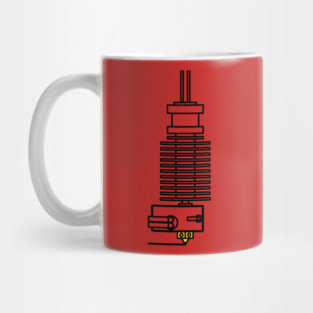 3D Printer E3D V6 Mechanical Engineer Maker Mug