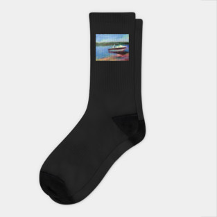 Fishing Boat 2017 Socks