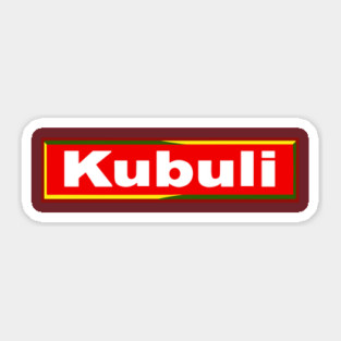 Kubuli - Dominica Beer Sticker
