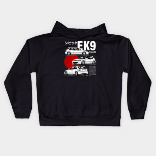 Civic EK9 Type R Kids Hoodie