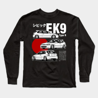 Civic EK9 Type R Long Sleeve T-Shirt