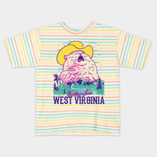 West Virginia Cat MEME | Yelling Cat Singing Kids T-Shirt